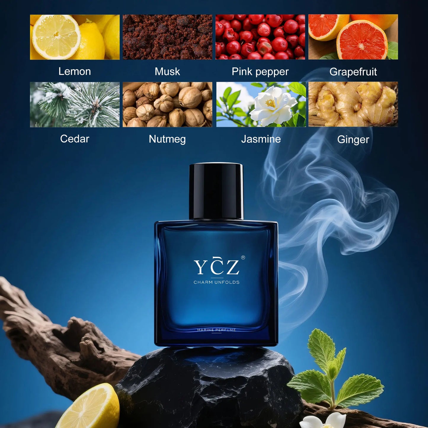 YCZ Classic Men'S Fragrance Set-Tiktok Viral Pick! 4-Scene Immersive Fragrance Collection - Marine, Club, Love & Carnival Edition - All-In-One Fragrance Kit for Every Moment#Summervibes