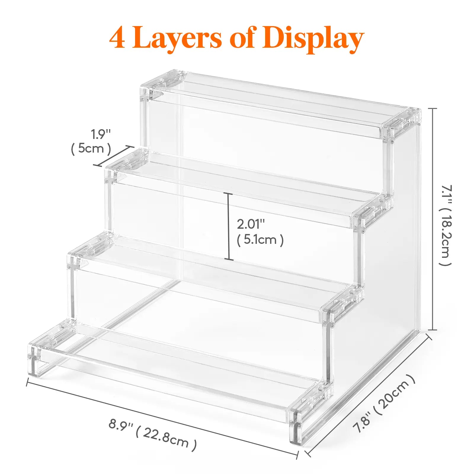 Lifewit 4 Tier Black Display Stand for Cologne,Perfume,Figures, Cupcake, Dessert, Spice, Fragrance, Countertop, Vanity, Dresser, Cabinet Use Racks Set Organizer #Summervibes