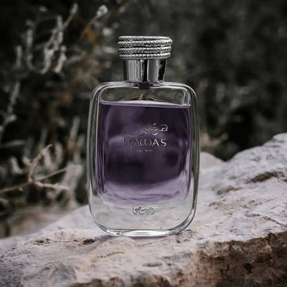Hawas for Men Eau De Parfum 100Ml (3.4 Oz) by Rassasi – Men Perfume Fragrance, Long Lasting Aquatic Men’S Perfume