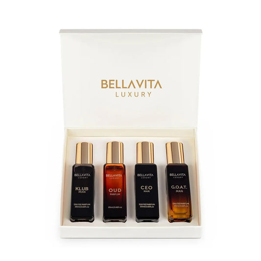 Bellavita Luxury Men’S Gift Set | Premium Perfume Combo for Him | Bold, Masculine & Long-Lasting Eau De Parfums | Perfect Romantic Gift for Boyfriend, Husband or Partner | Vegan & Cruelty-Free