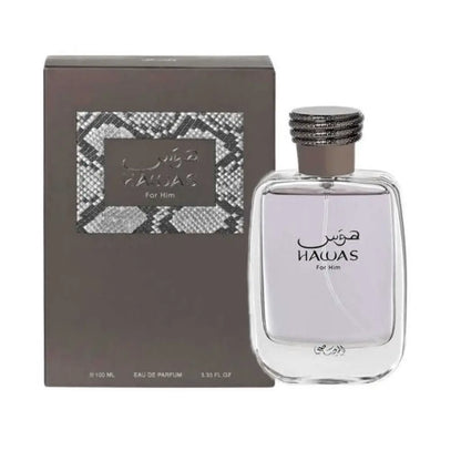 Hawas for Men Eau De Parfum 100Ml (3.4 Oz) by Rassasi – Men Perfume Fragrance, Long Lasting Aquatic Men’S Perfume